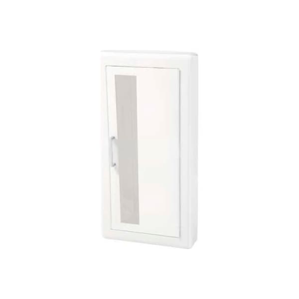 Activar Construction Products Group Activar Inc. Steel Fire Extinguisher Cabinet, Vertical Acrylic Window, Semi-Recessed, 3in Trim, 6inD 1017V10 - main